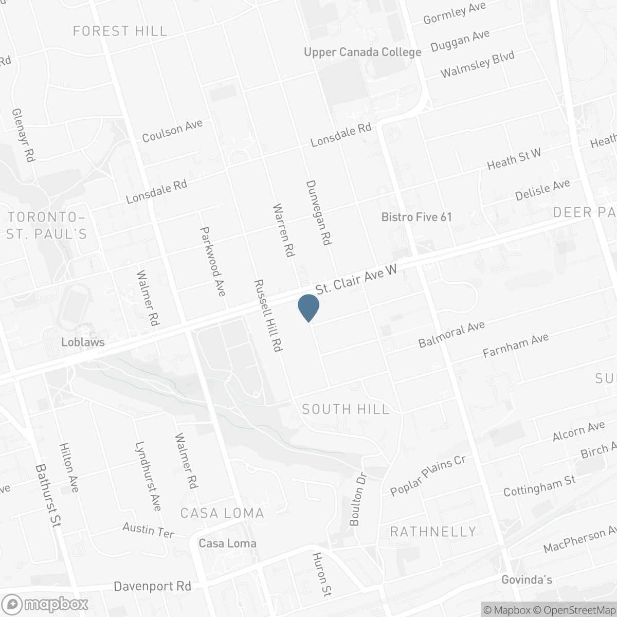 67 WARREN ROAD, Toronto, Ontario M4V 2R9